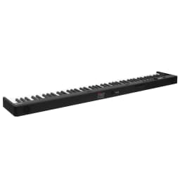 image-VEVOR 88 Key Folding Keyboard Piano, Bluetooth & MIDI, Portable Electronic Digital Foldable Piano with Sustain Pedal Bag Touch Sensitive Keys Headphones, Rechargeable for Beginners Teens Adults, Black