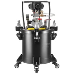 image-VEVOR Spray Paint Pressure Pot, 10 L/2.5 gal Fully Automatic Stirring Pressure Pot Tank, 70 psi Adjustale Pressure, Pressure Pot Paint Tank with Spray Gun and Hoses, for Home Decor Industry Painting