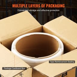 image-VEVOR Packaging Woven Cord Strapping Roll, 330' Length x 3/4" Width x 0.03" Thickness, 1763 lbs Break Strength, Heavy Duty Banding Pallet Strap Coil, Portable Strong Banding Packing Straps, White