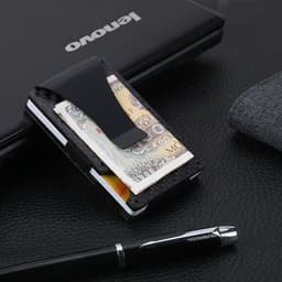 image-Factory supply carbon fiber wallet, metal wallet, wallet, bank card holder, carbon fiber RFID card holder