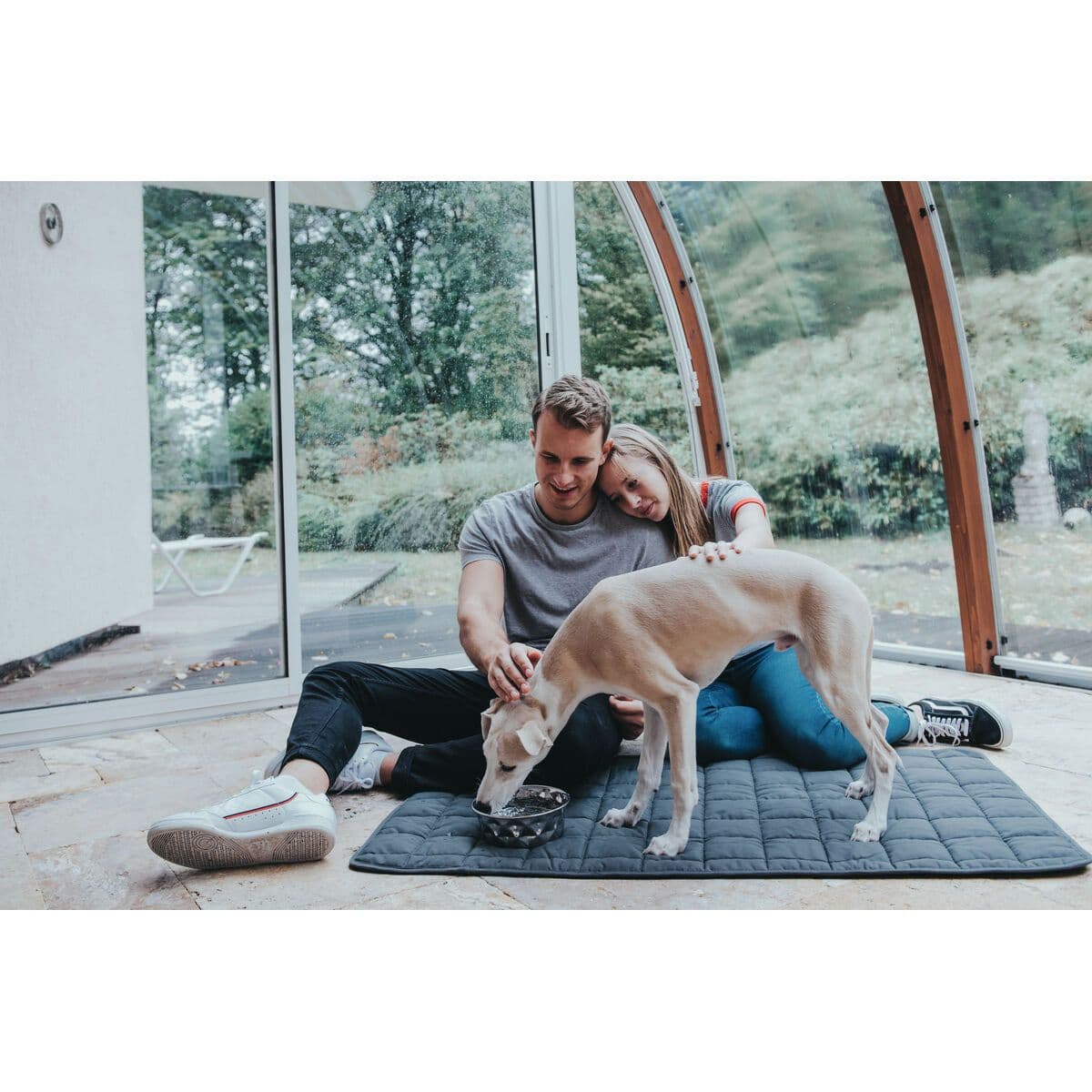 image-Dog Feeder Hunter Silicone Stainless steel 2,6 L