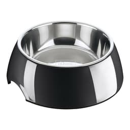 image-Dog Feeder Hunter Melamin Stainless steel Black 700 ml (22 x 22 x 11,5 cm)
