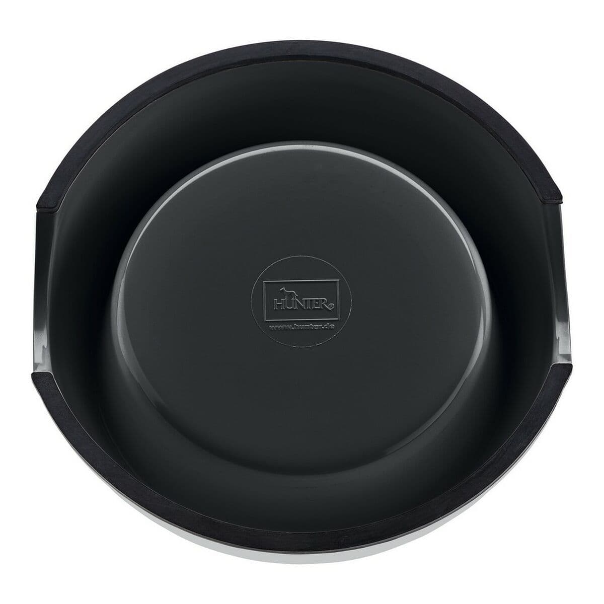image-Dog Feeder Hunter Melamin Stainless steel Black 700 ml (22 x 22 x 11,5 cm)
