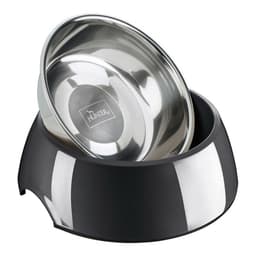 image-Dog Feeder Hunter Melamin Stainless steel Black 700 ml (22 x 22 x 11,5 cm)