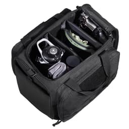 image-VEVOR Range Bag for 3 Pistols Tactical Gun Range Bag Single Shoulder Strip Black