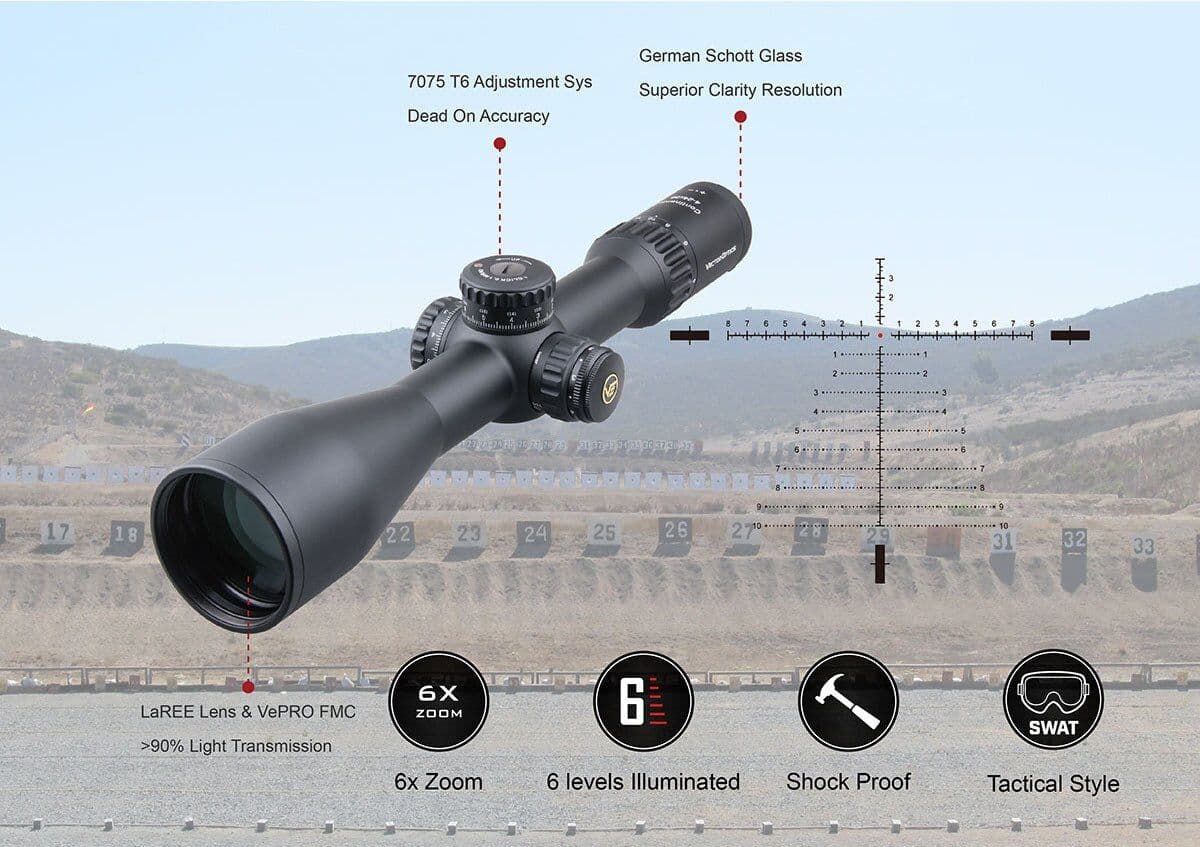 image-Vector Optics Continental 4-24x56 HD 34mm FFP Hunting Riflescope