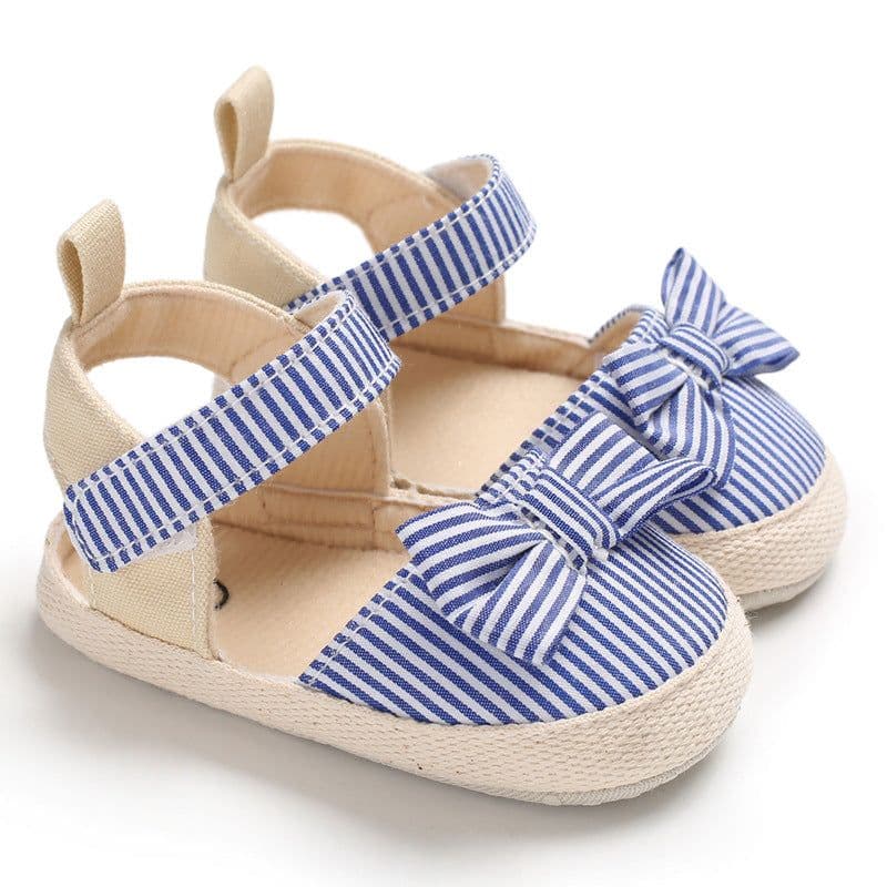 image-Hai Shenyue Summer 0-1 year old female baby shoes soft sole bow princess baby toddler shoes