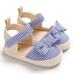 image-Hai Shenyue Summer 0-1 year old female baby shoes soft sole bow princess baby toddler shoes