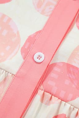 image-Angelica Babydoll Shirt - Polka Dot Short Sleeve