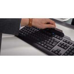 image-Keyboard Cherry JK-A0400EU-2 Black Spanish Qwerty QWERTZ QWERTY Qwerty US