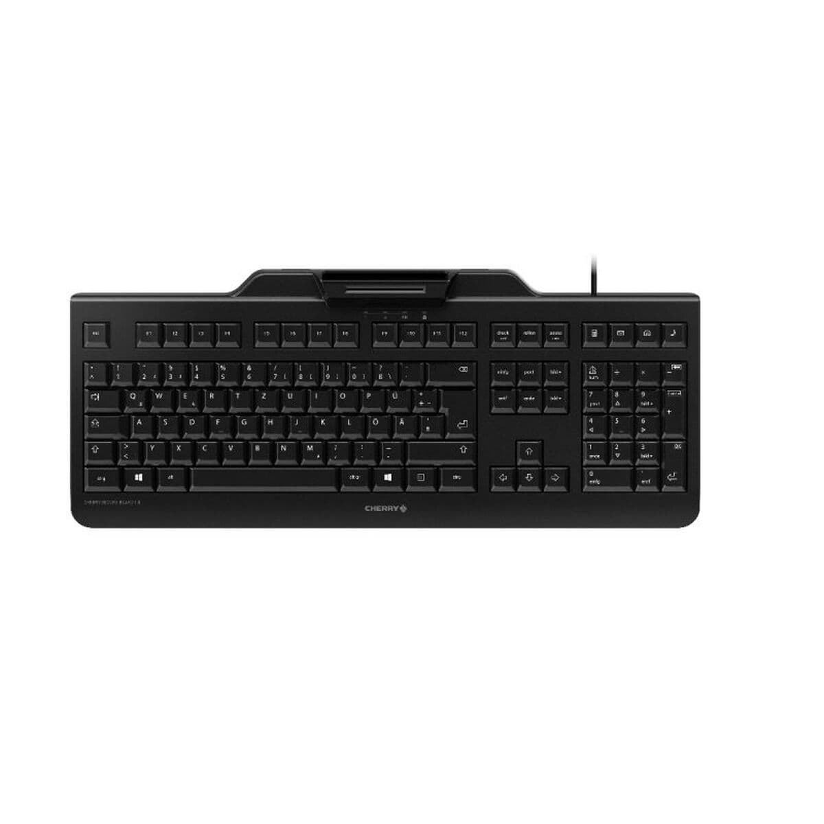 image-Keyboard Cherry JK-A0400EU-2 Black Spanish Qwerty QWERTZ QWERTY Qwerty US