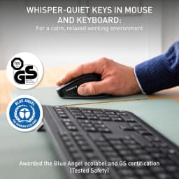 image-Keyboard and Mouse Cherry JD-8550ES-2 Black Spanish QWERTY