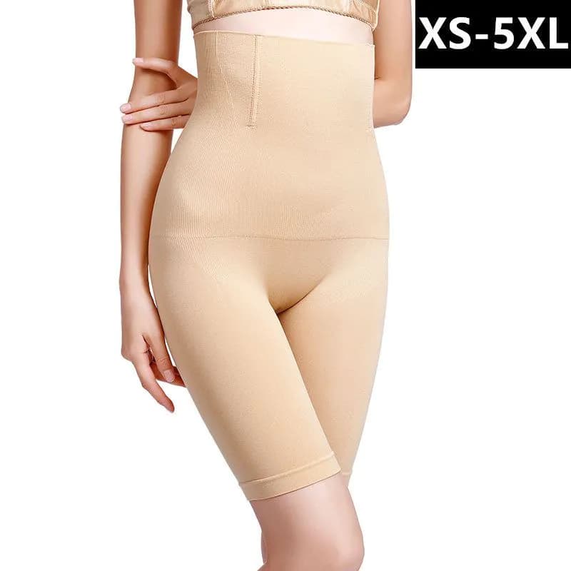 image-Factory wholesale postpartum high waist flat angle abdomen pants corset lifting hip body shaping pants ladies plus size underwear