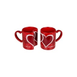 image-Set of Mugs Out of the Blue Red (2 Units)