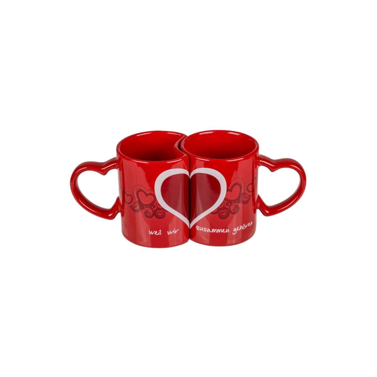 image-Set of Mugs Out of the Blue Red (2 Units)