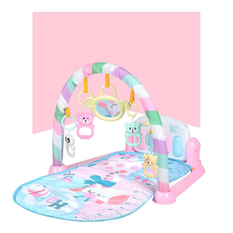 image-Baby pedal piano music fitness rack 0-6-8-12 months baby crawling mat Amazon cross-border toy
