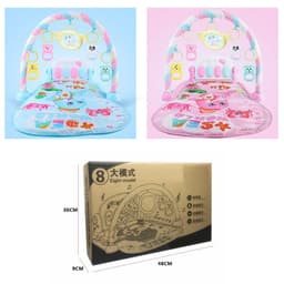 image-Baby pedal piano music fitness rack 0-6-8-12 months baby crawling mat Amazon cross-border toy