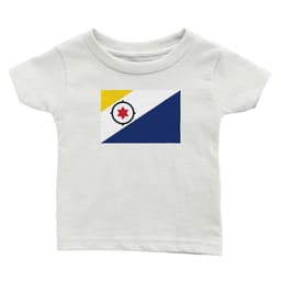 image-Drapeau des Pays-Bas caribéens - t-shirt-bébé-classique-ras-du-cou