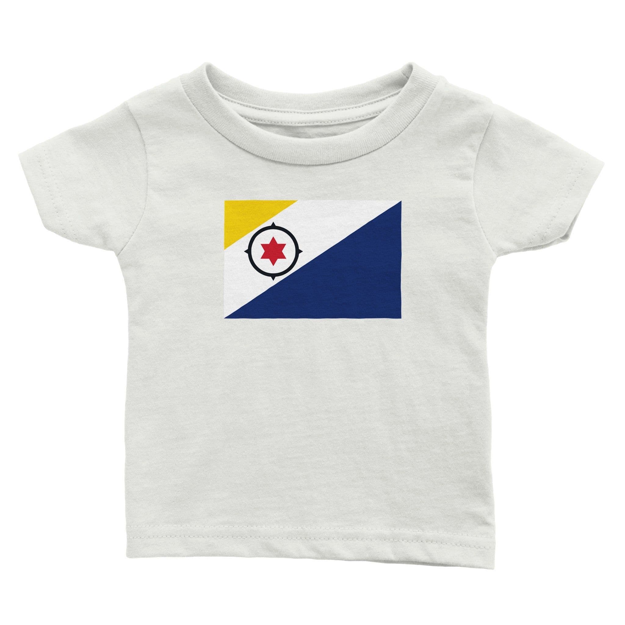 image-Drapeau des Pays-Bas caribéens - t-shirt-bébé-classique-ras-du-cou