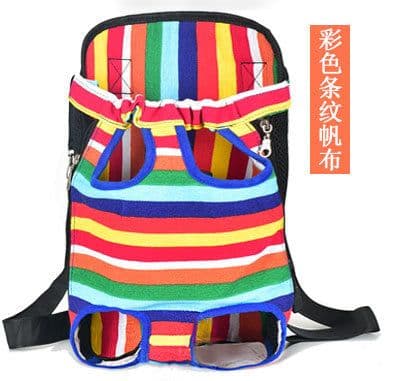 image-Factory direct pet bag go out carrying bag Breathable chest four-legged bag for cats and dogs Folding dog pet supplies