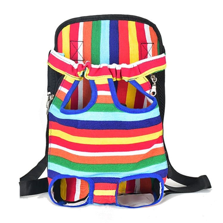 image-Factory direct pet bag go out carrying bag Breathable chest four-legged bag for cats and dogs Folding dog pet supplies
