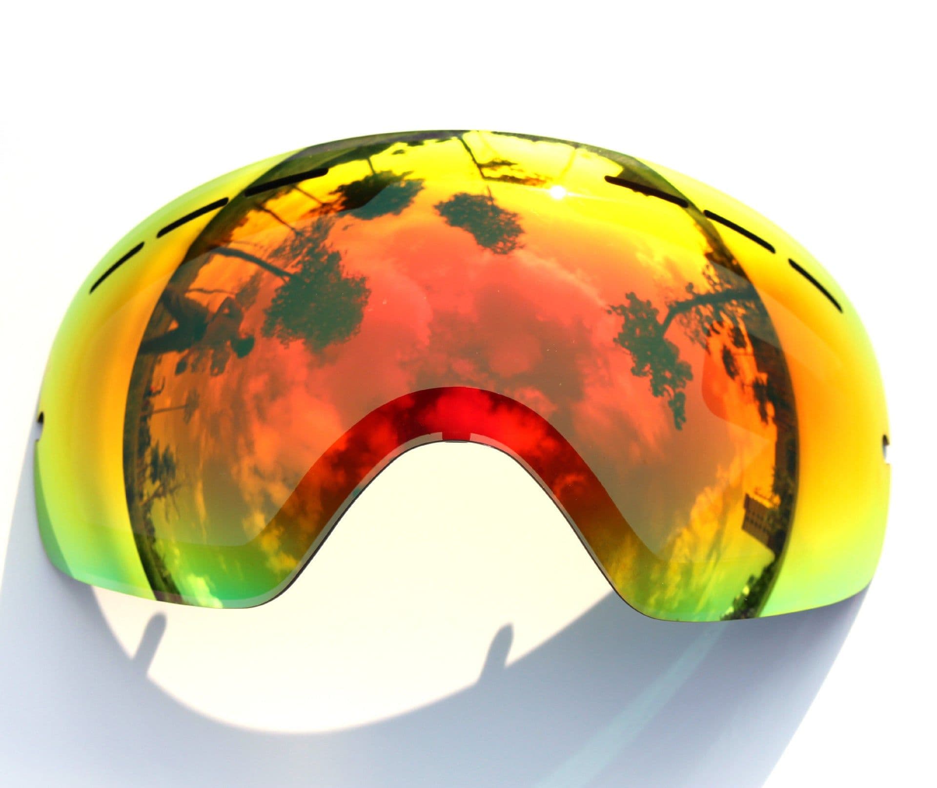 image-COPOZZ ski glasses single lens coated lens / enhanced night vision lens interchangeable lens 201 snow goggles available