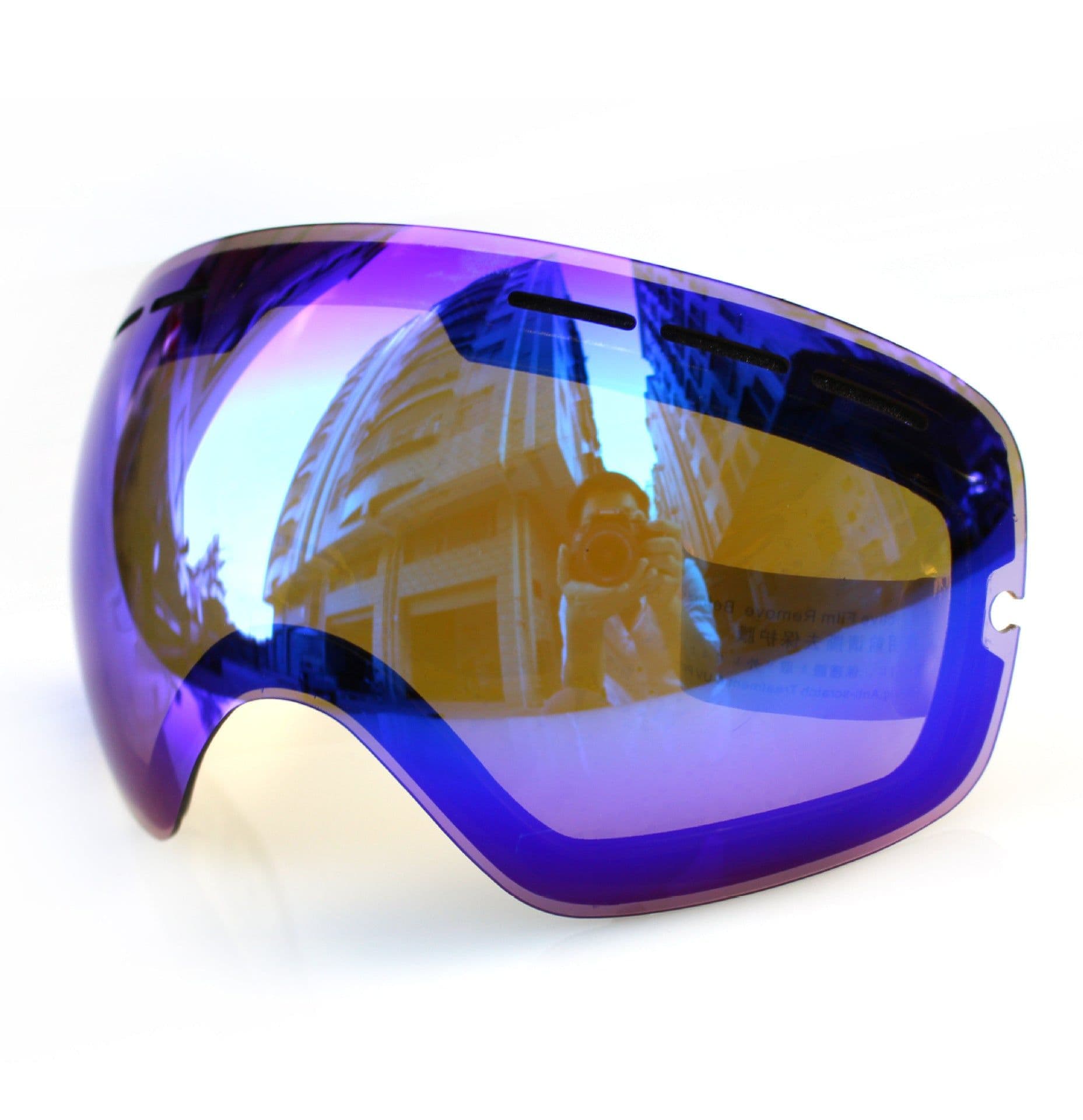 image-COPOZZ ski glasses single lens coated lens / enhanced night vision lens interchangeable lens 201 snow goggles available