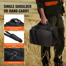 image-VEVOR Tactical Pistol Backpack with 2 Pistol Cases, Gun Range Backpack with 6x Magazine Slots for Shooting and Hunting