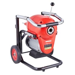 image-VEVOR 1100W Electric Drain Cleaner Machine - 120ft x 1.2" Snake