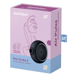 image-Satisfyer Pro To Go 3 Air Pulse Vibrator Black