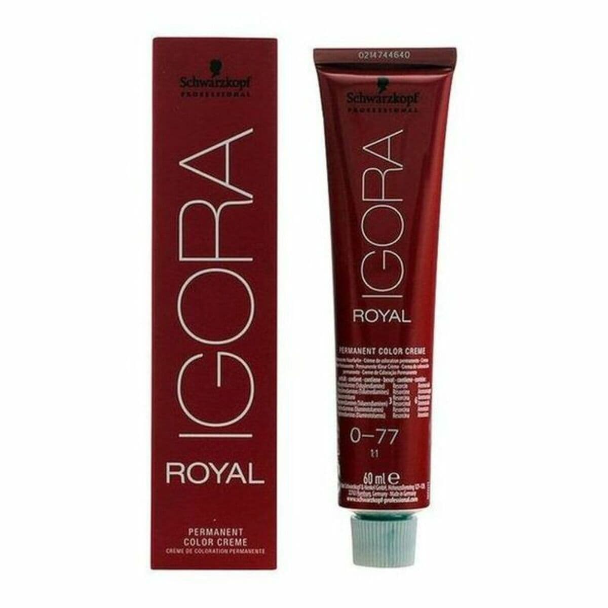 image-Permanent Dye Igora Royal Schwarzkopf Igora Royal 0-77 Nº 9.0-rubio muy claro Nº 8.0-rubio claro 60 ml