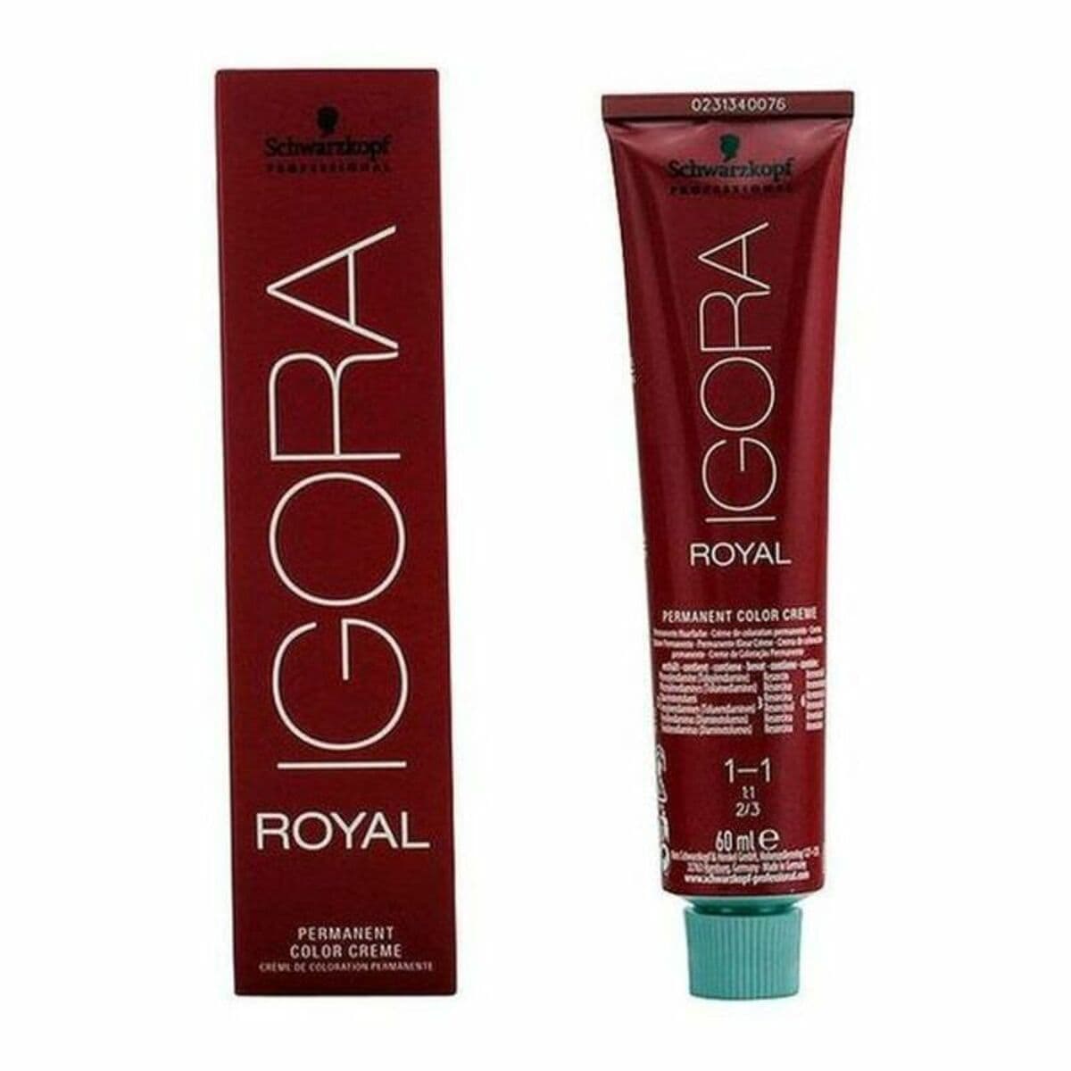image-Dye No Ammonia Igora Royal Schwarzkopf 1005 Nº 1-1 Nº 9.0-rubio muy claro Nº 8.0-rubio claro 60 ml