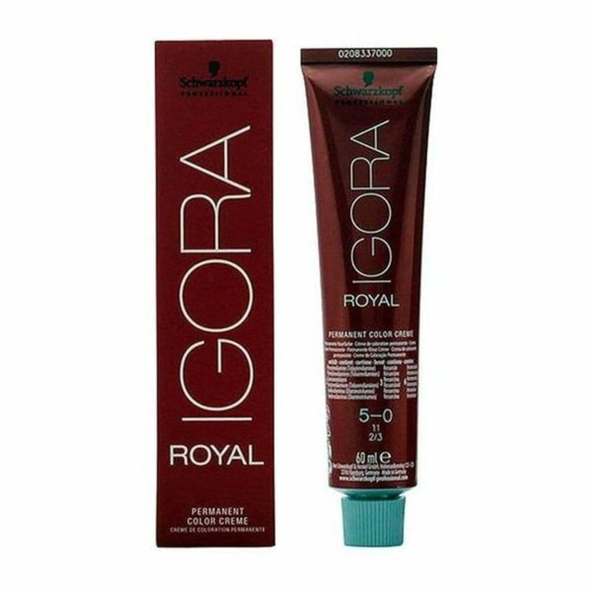 image-Permanent Dye Igora Royal Schwarzkopf Igora Royal 5-0 Nº 5-0 Nº 9.0-rubio muy claro Nº 8.0-rubio claro 60 ml