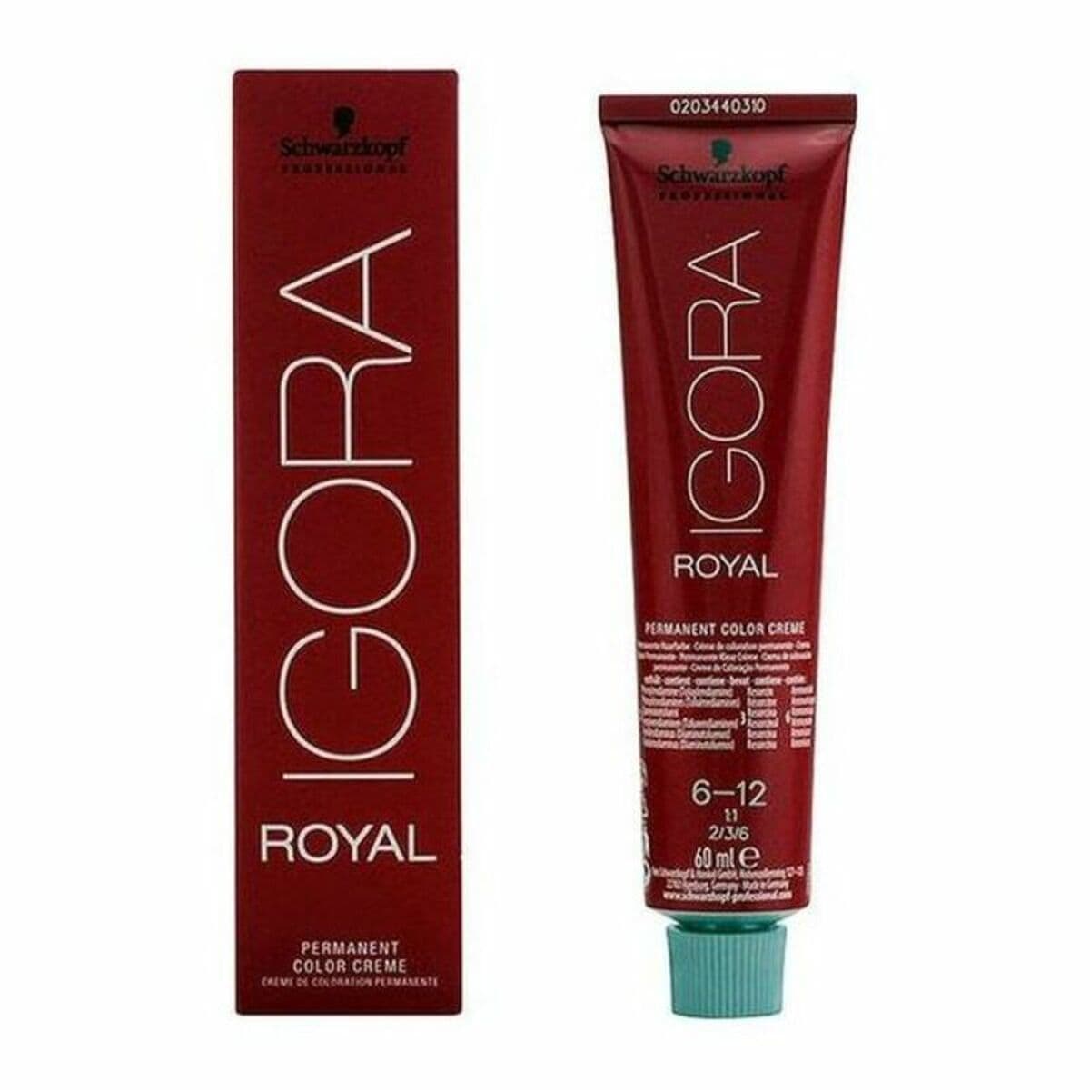 image-Dye No Ammonia Igora Royal Schwarzkopf 1520 Nº 6-12 Nº 9.0-rubio muy claro Nº 8.0-rubio claro 60 ml