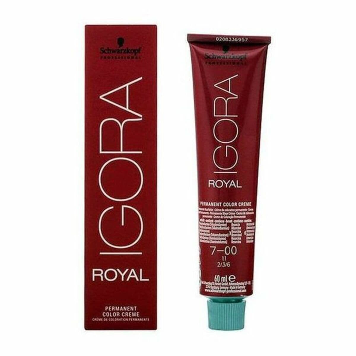 image-Permanent Dye Igora Royal Schwarzkopf Igora Royal 7-00 Nº 7-00 Nº 9.0-rubio muy claro Nº 8.0-rubio claro 60 ml