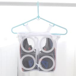 image-Foreign trade new style shoe bag, mesh bag, shoe care washing bag, shoe washing underwear care washing bag, drying custom