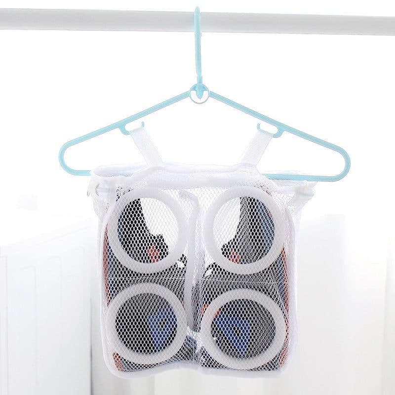 image-Foreign trade new style shoe bag, mesh bag, shoe care washing bag, shoe washing underwear care washing bag, drying custom