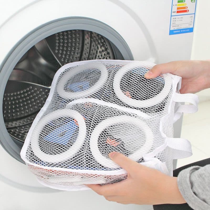 image-Foreign trade new style shoe bag, mesh bag, shoe care washing bag, shoe washing underwear care washing bag, drying custom