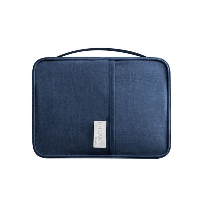image-Large travel passport package abroad travel document bag handbag clutch waterproof and dustproof portable card bag wallet
