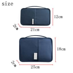 image-Large travel passport package abroad travel document bag handbag clutch waterproof and dustproof portable card bag wallet