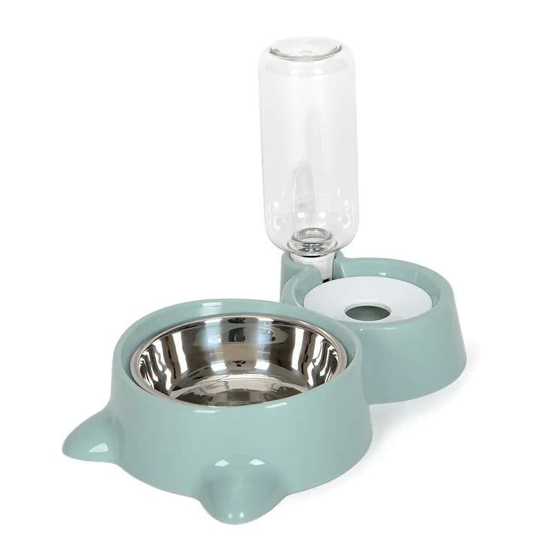 image-Pet Dog Cat Bowl Fountain Automatic Food Water Feeder Container For Cats Dogs Drinking Pet Articles Pet Cat Water Dispenser, Automatic Gravity Cat Water Bowl