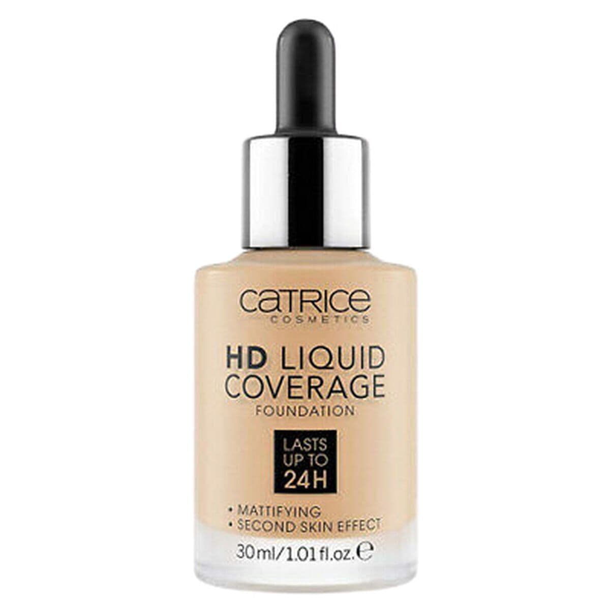 image-Liquid Make Up Base Catrice HD Liquid Coverage Nº 032 Nude beige Nº 032-Nude Beige 30 ml