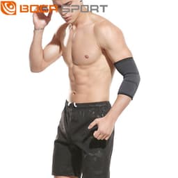 image-Ball sports knitted compression elbow pads men's and women's basketball fitness non-slip breathable wicking arm protection
