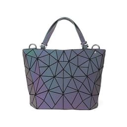 image-Luminous color PU geometric rhombus women's bag bucket bag handbag shoulder bag diagonal bag fashion women bag