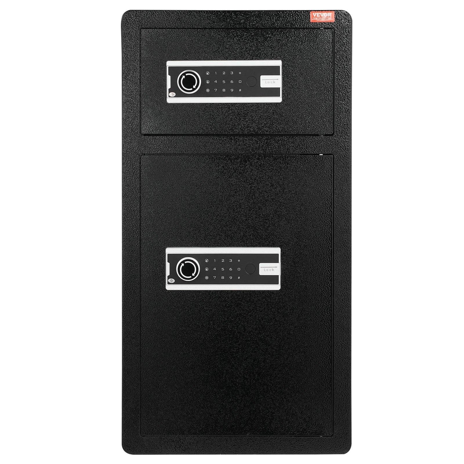image-VEVOR Double Door 5.5 cu.ft Safe Box with Key Lock Password Cabinet Black,organize cash, passports, jewelry, gold, watches and documents