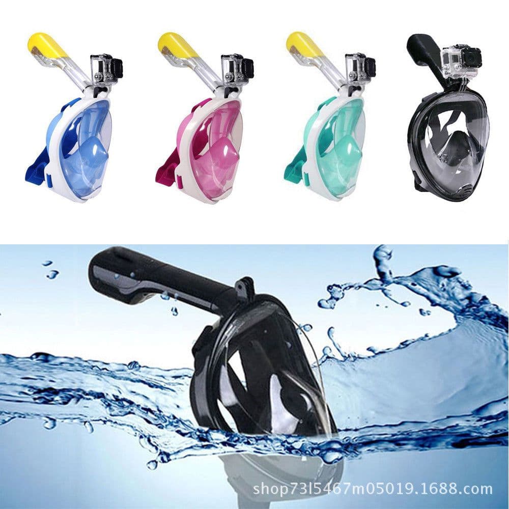 image-Manufacturers directly supply a large number of full-face mask full-face goggles adult children diving masks snorkeling masks