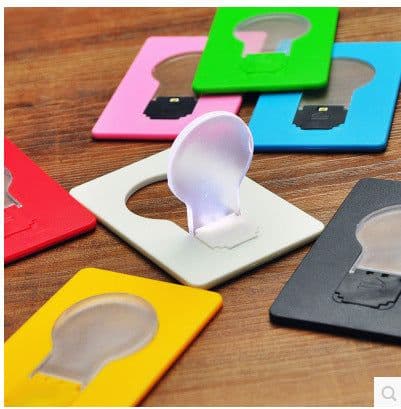 image-LED card light custom LOGO night light/card light Christmas gifts Hot gifts