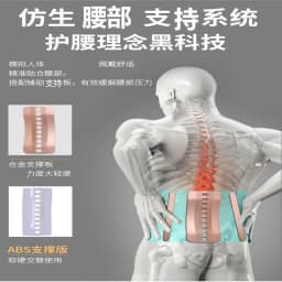 image-2020 new waist protection self-heating waist protection belt hot pressed steel plate waist protection widened breathable waist protection belt OEM