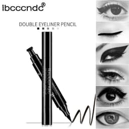 image-Double eyeliner seal pen ibcccndc makeup triangle waterproof eyebrow pencil eyeliner Cross-border makeup explosion