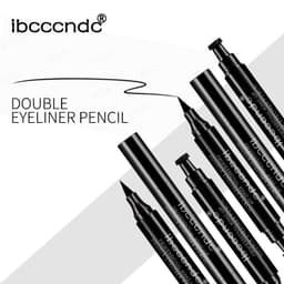 image-Double eyeliner seal pen ibcccndc makeup triangle waterproof eyebrow pencil eyeliner Cross-border makeup explosion